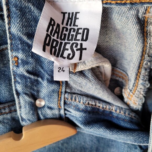 The Ragged Priest Wide Leg Zipped Jeans Size 24 - Picture 4 of 10